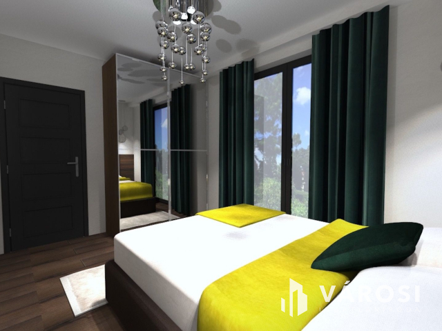 Stílusos otthon nagy terasszal új lakóparkban