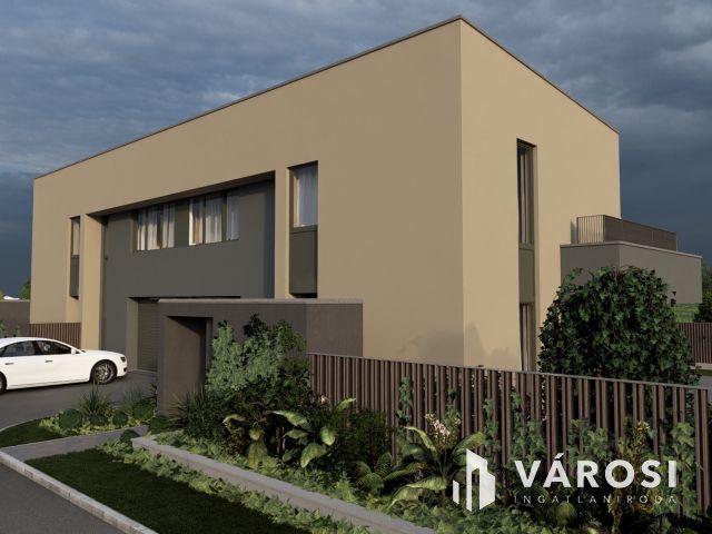 Eladó modern 4 szobás ikerfél nagy teraszokkal