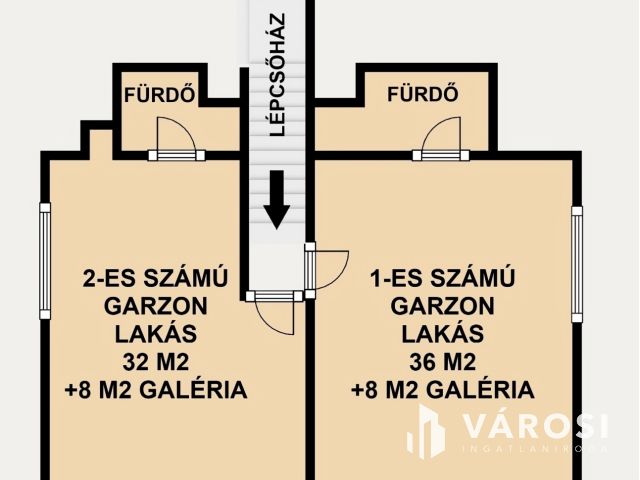 Két lakás egyben, kiváló befektetés Siófok szívében