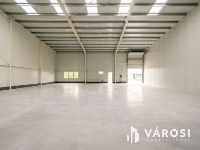 Eladó új, 6 méter belmagasságú raktár Vecsésen