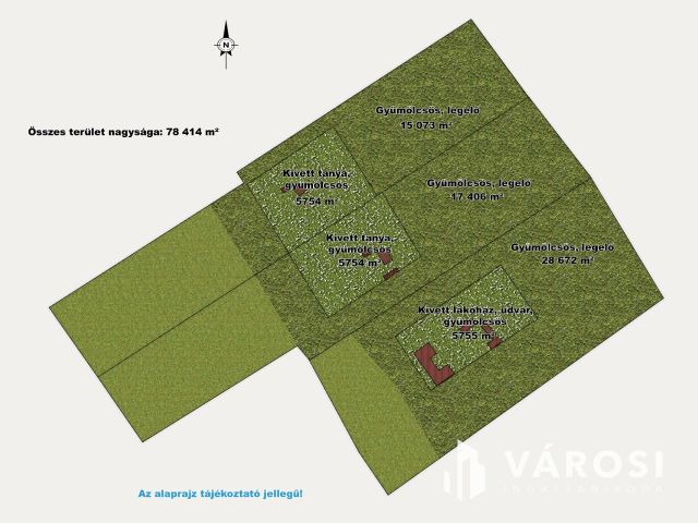 Gazdálkodásra, állattartásra alkalmas Ásotthalmi birtok