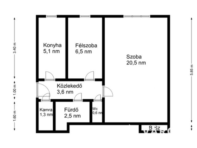 Lenti belvárosához közeli, kellemes kis lakás