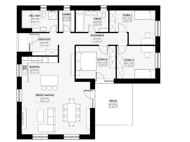 Új építésű, kulcsrakész családi házak